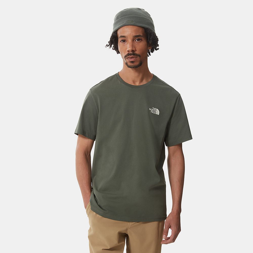 The North Face T-Shirts Mens Australia - The North Face Tissaack Green (BGM-584072)